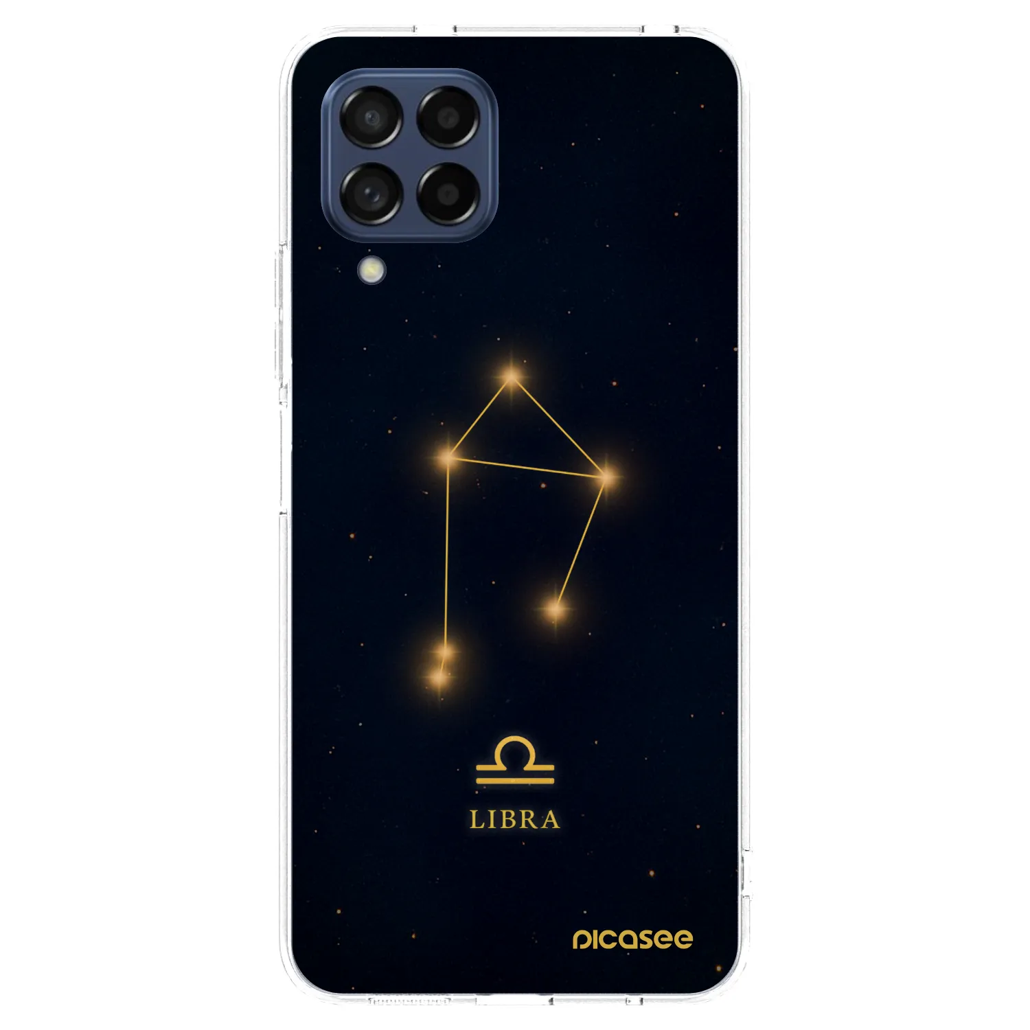 Picasee Samsung Galaxy M53 5G Hülle - Transparentes Silikon - LIBRA