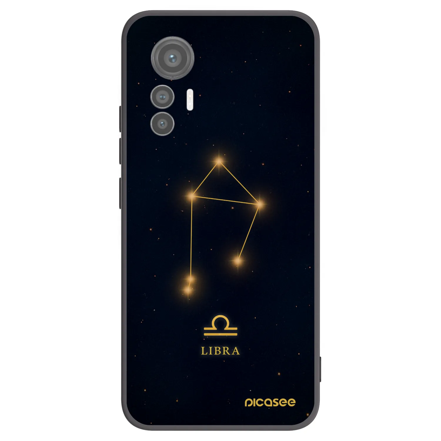 Picasee Xiaomi 12 Lite Hülle - Schwarzes Silikon - LIBRA