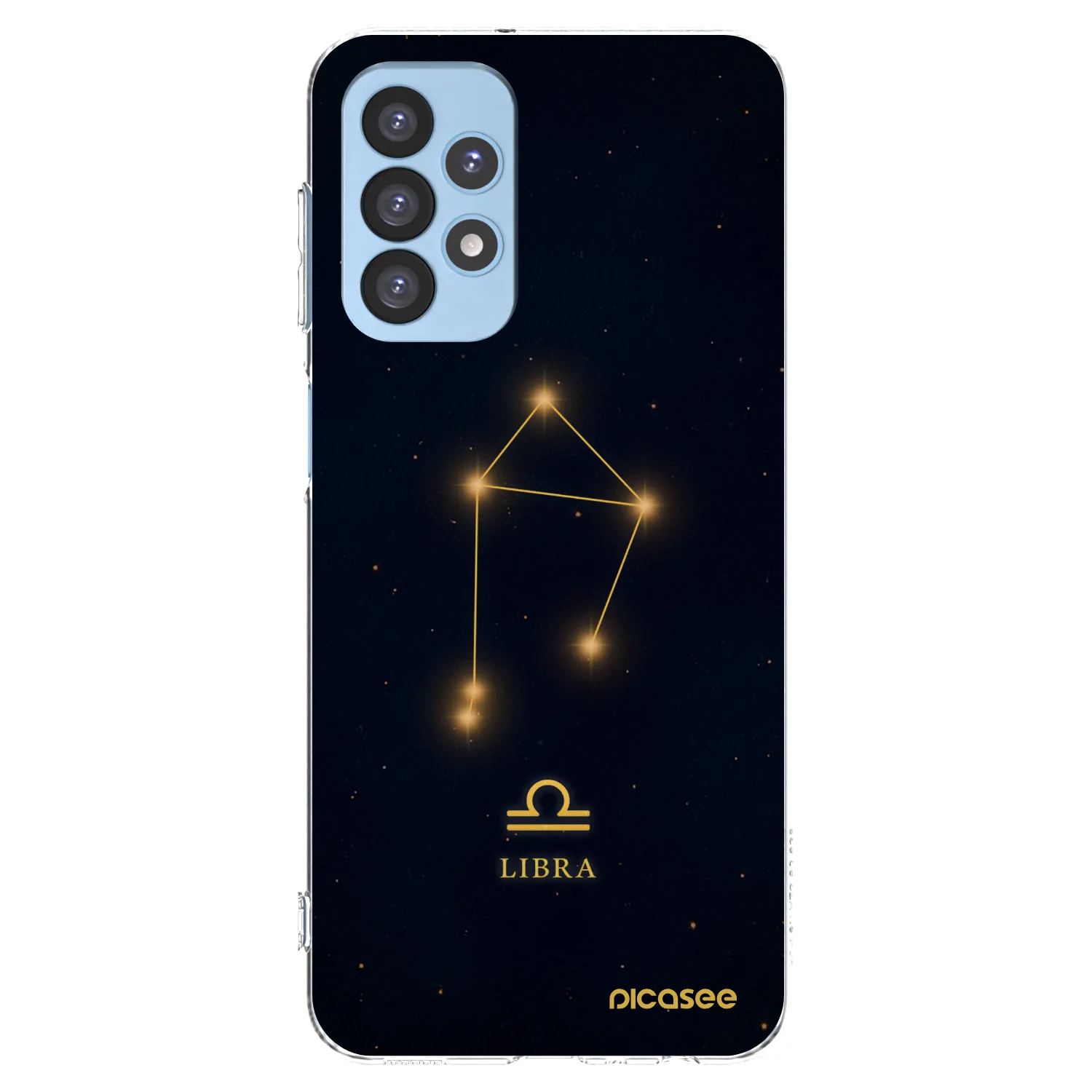Picasee Samsung Galaxy A23 A235F 4G Hülle - Transparentes Silikon - LIBRA