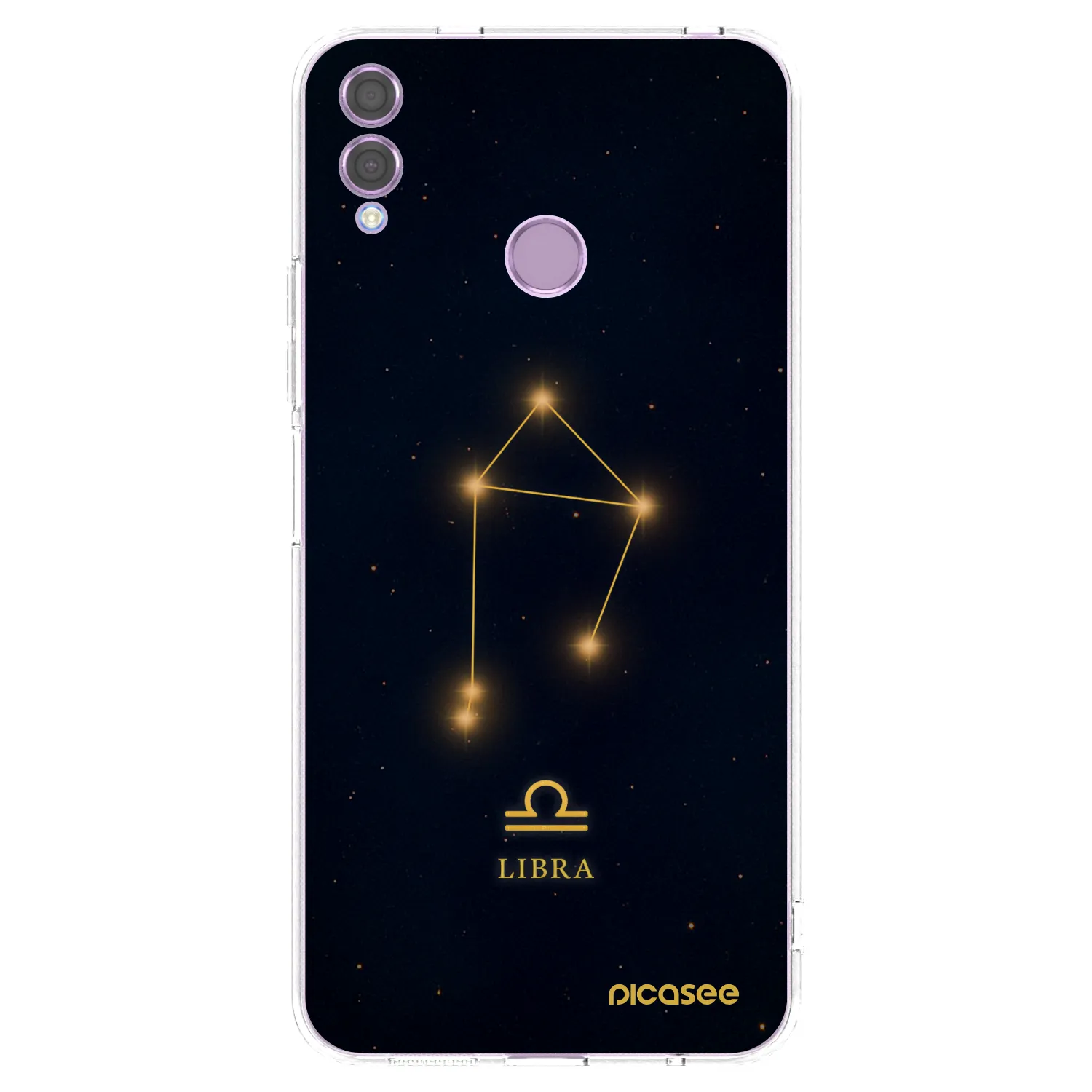Picasee Honor 8X Hülle - Transparentes Silikon - LIBRA