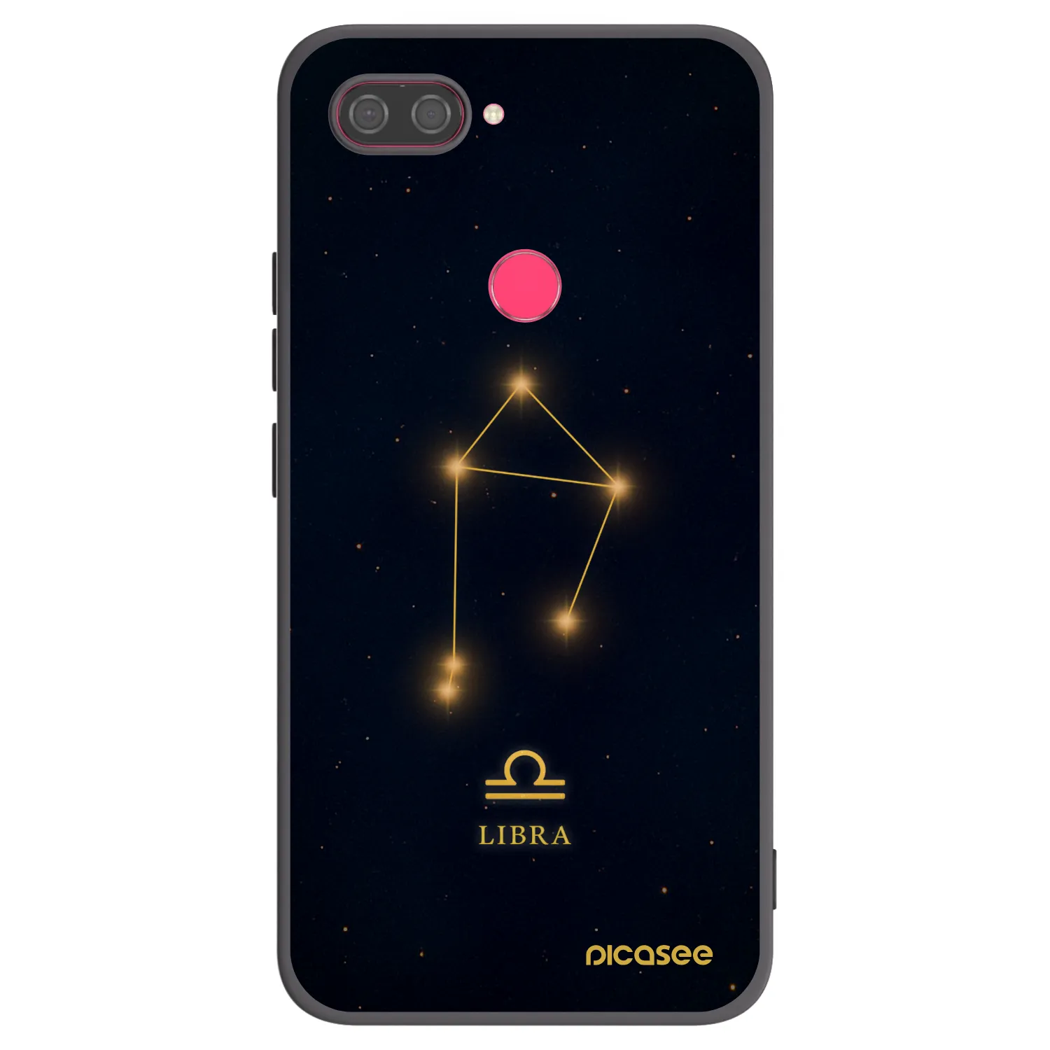 Picasee Xiaomi Mi 8 Lite Hülle - Schwarzes Silikon - LIBRA