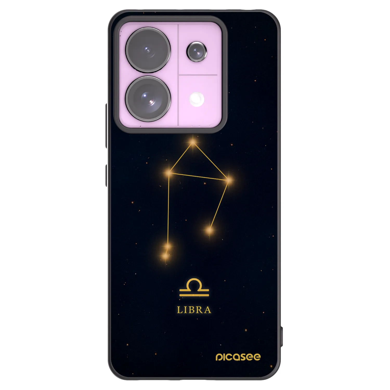 Picasee Xiaomi Redmi Note 13 Pro 5G Hülle - Schwarzes Silikon - LIBRA