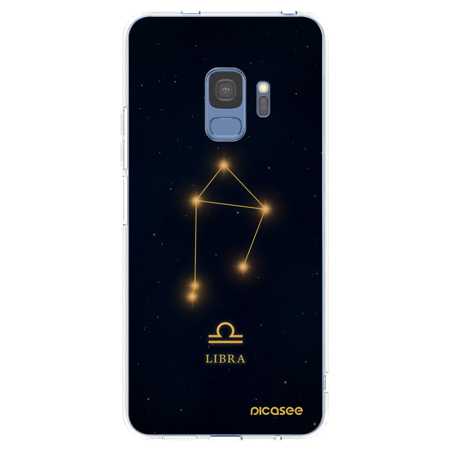Picasee Samsung Galaxy S9 G960F Hülle - Transparentes Silikon - LIBRA