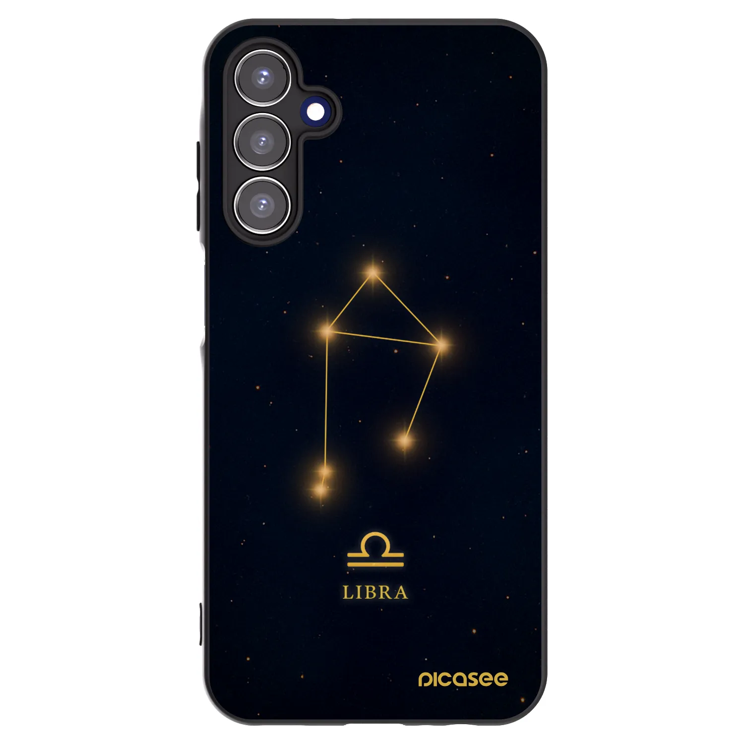 Picasee Samsung Galaxy A15 A156B 5G Hülle - Schwarzes Silikon - LIBRA