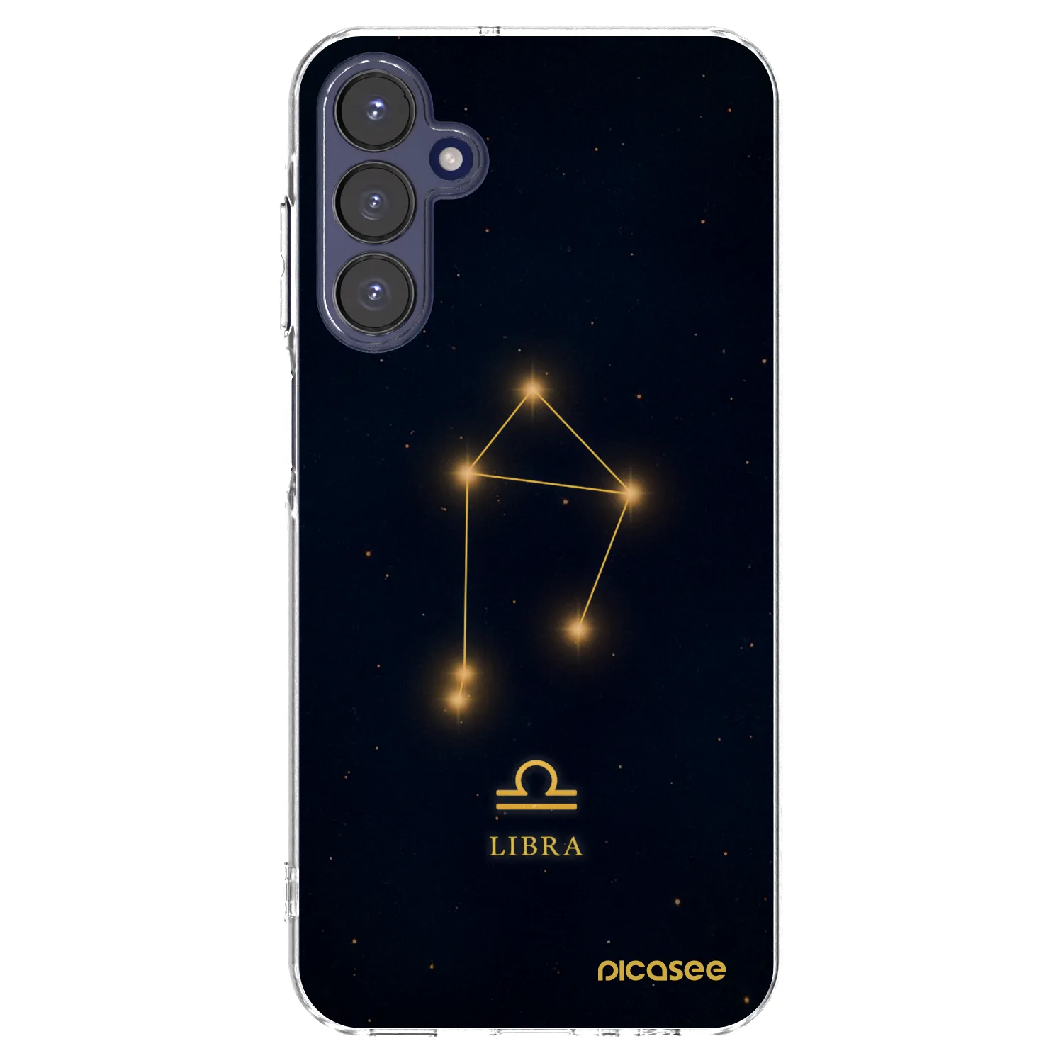 Picasee Samsung Galaxy A15 A155F 4G Hülle - Transparentes Silikon - LIBRA