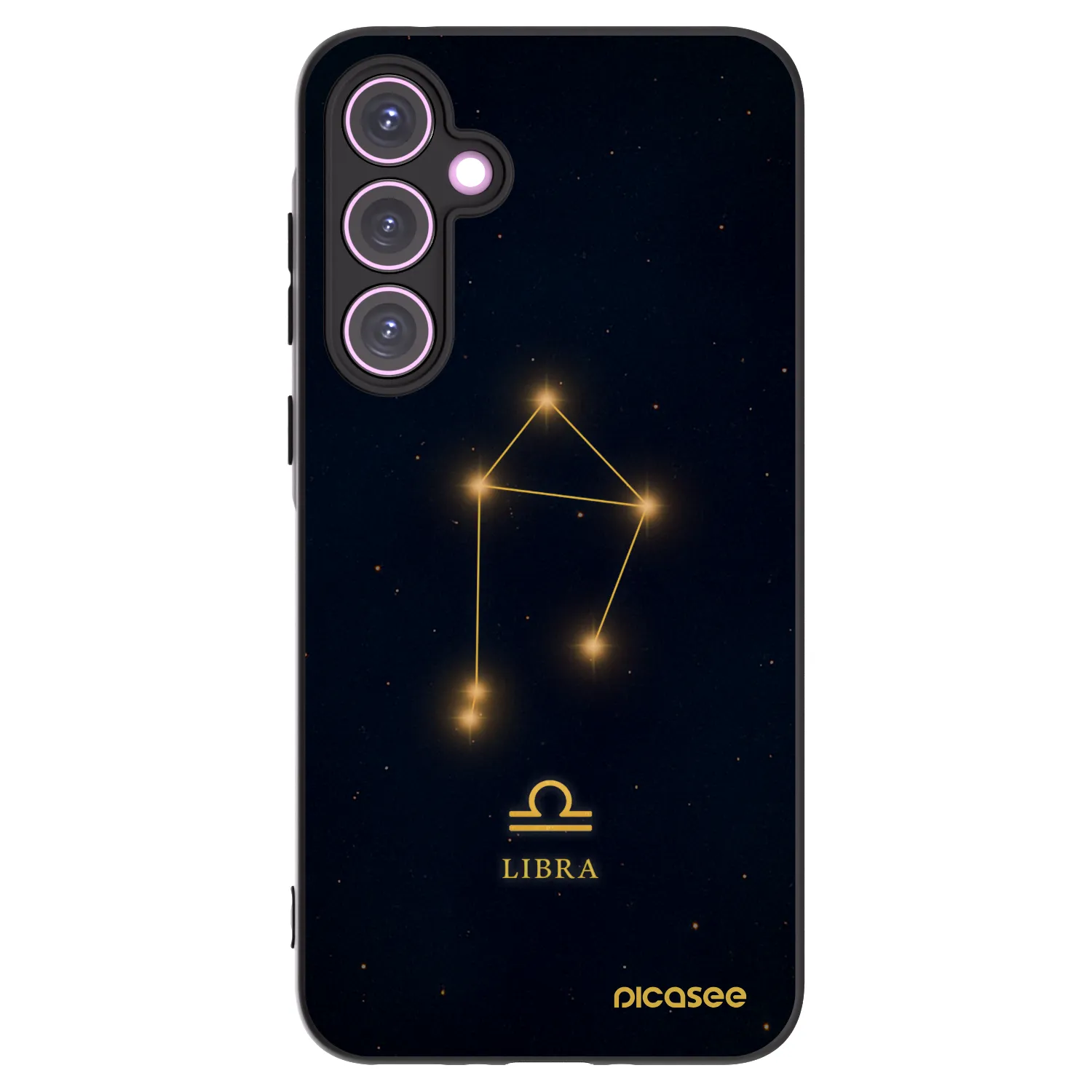 Picasee Samsung Galaxy A35 5G A356B Hülle - Schwarzes Silikon - LIBRA