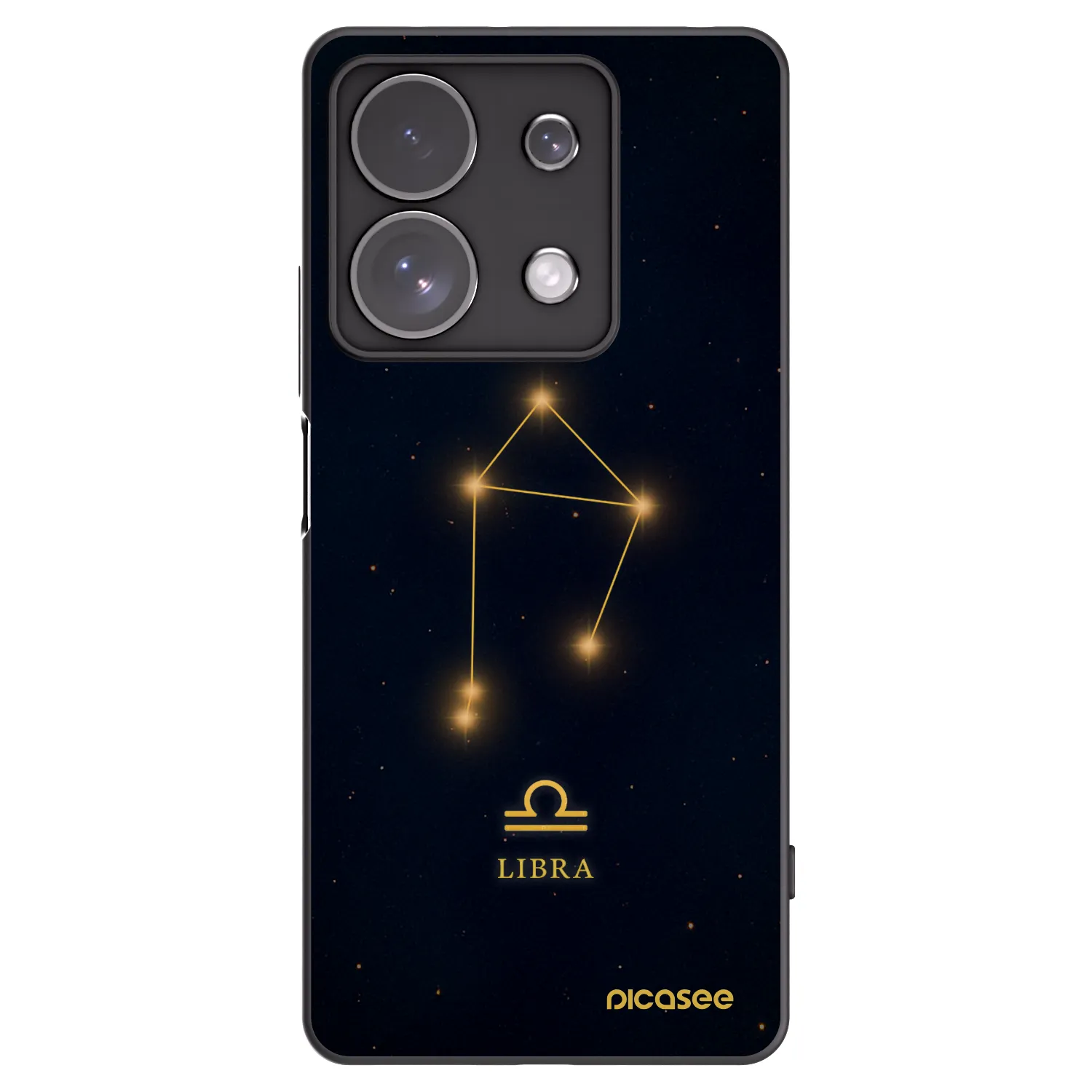 Picasee Xiaomi Redmi Note 13 Pro 4G Hülle - Schwarzes Silikon - LIBRA