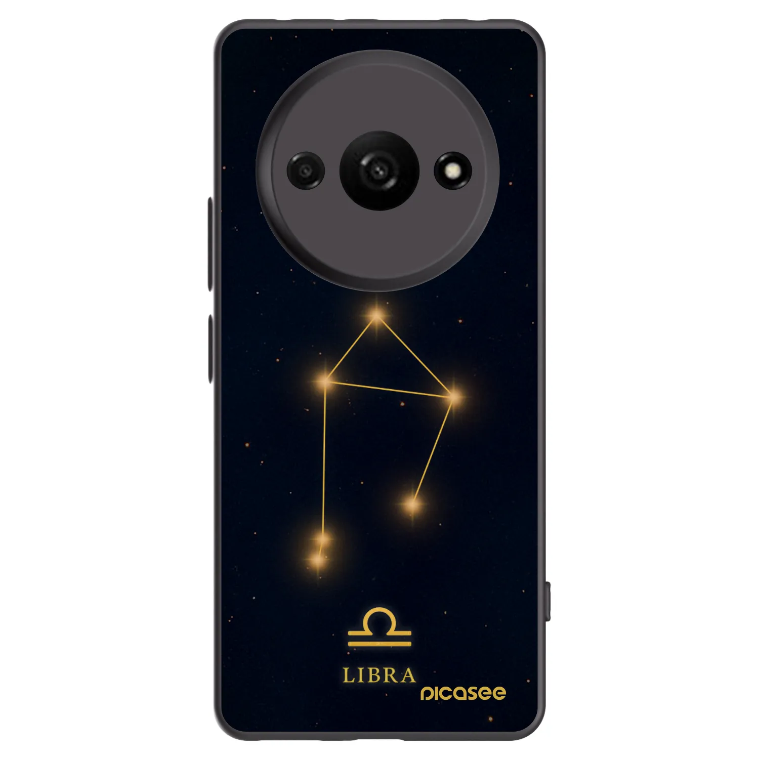 Picasee Xiaomi Redmi A3 Hülle - Schwarzes Silikon - LIBRA