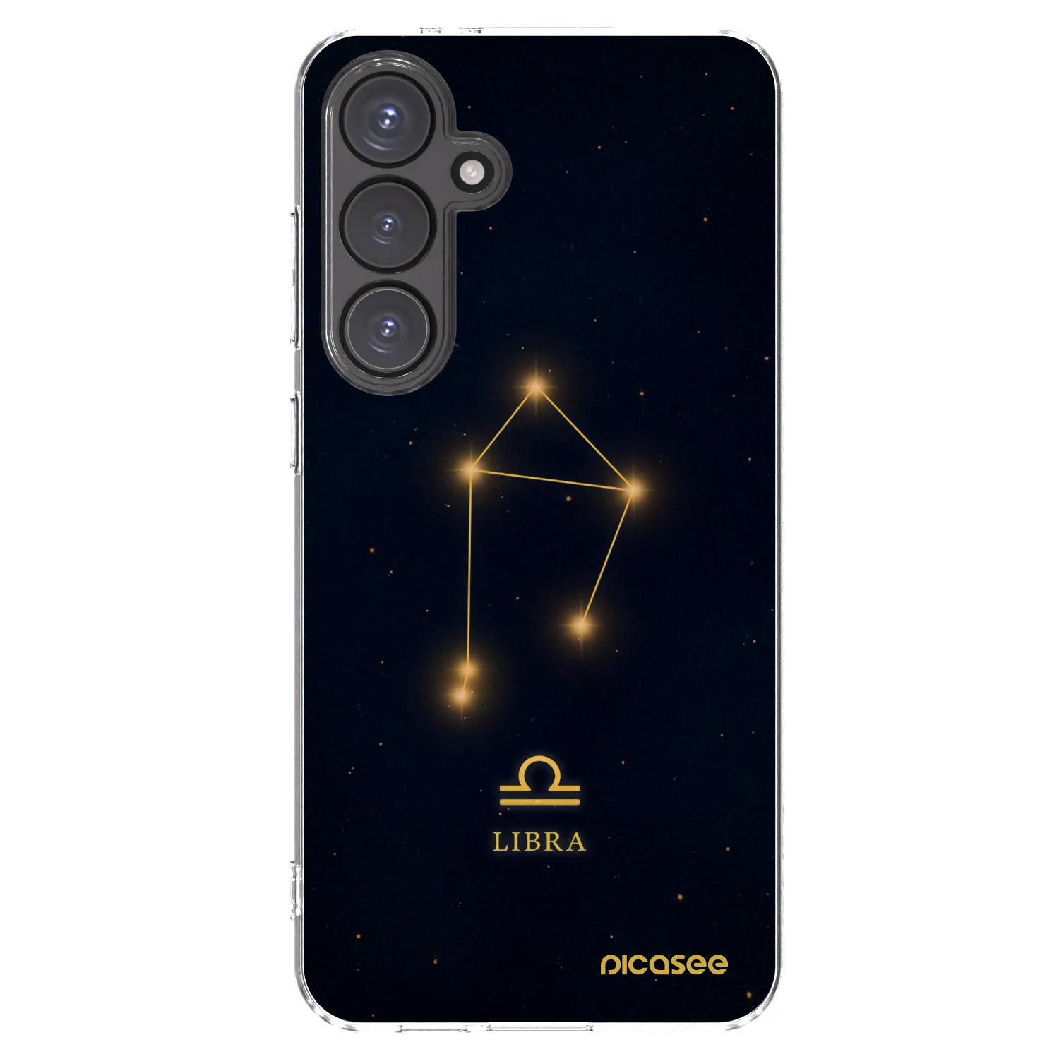 Picasee Samsung Galaxy S24 FE S721B Hülle - Transparentes Silikon - LIBRA