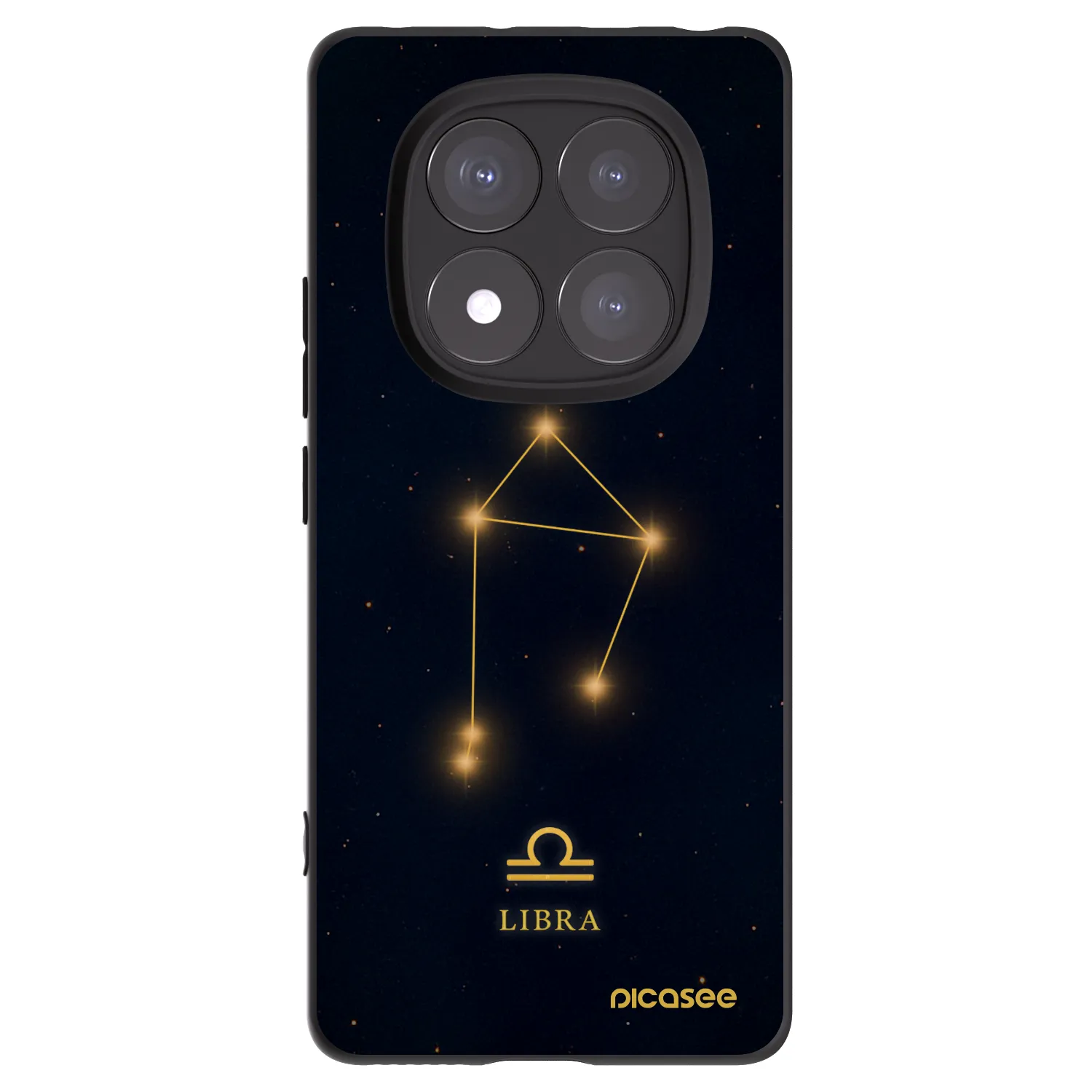 Picasee Xiaomi Redmi Note 14 Pro+ 5G Hülle - Schwarzes Silikon - LIBRA