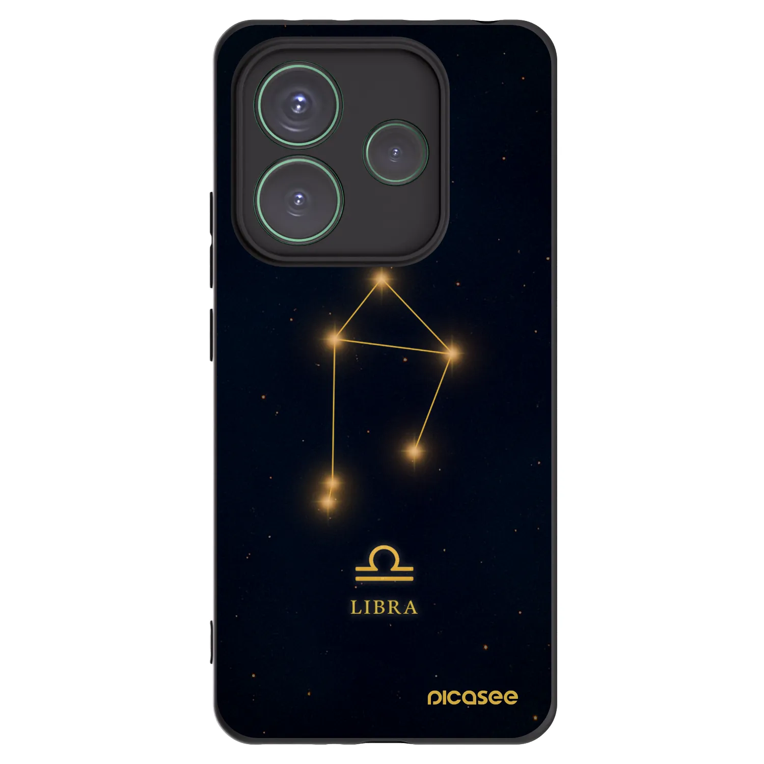 Picasee Xiaomi Redmi Note 14 5G Hülle - Schwarzes Silikon - LIBRA