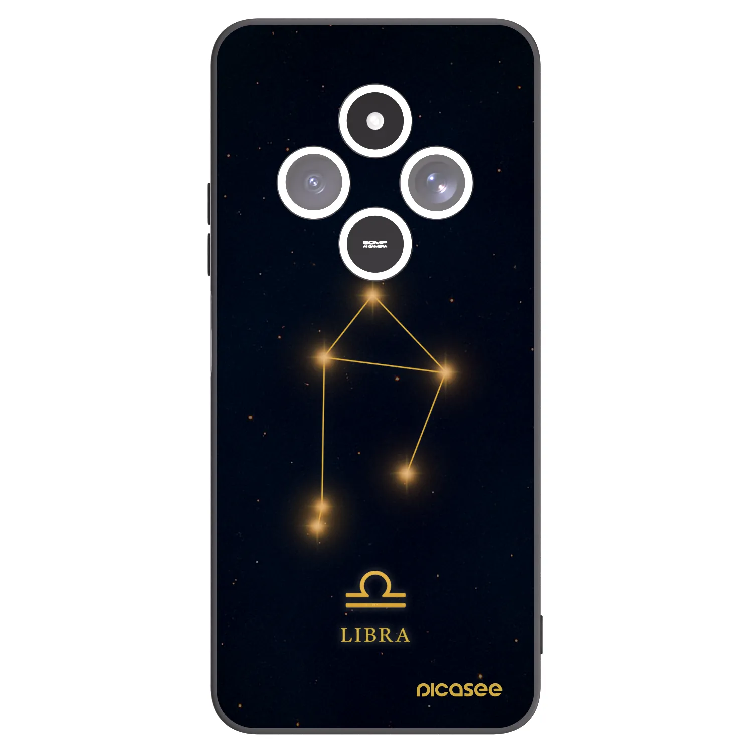 Picasee Xiaomi Redmi 14C Hülle - Schwarzes Silikon - LIBRA