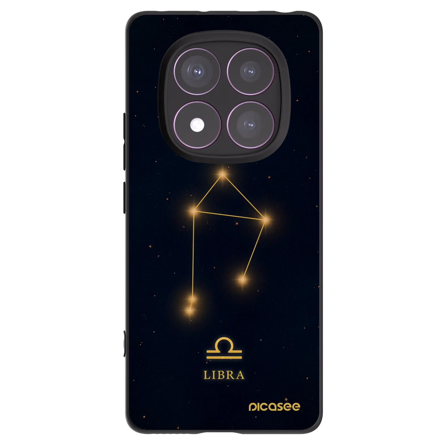 Picasee Xiaomi Redmi Note 14 Pro 4G Hülle - Schwarzes Silikon - LIBRA