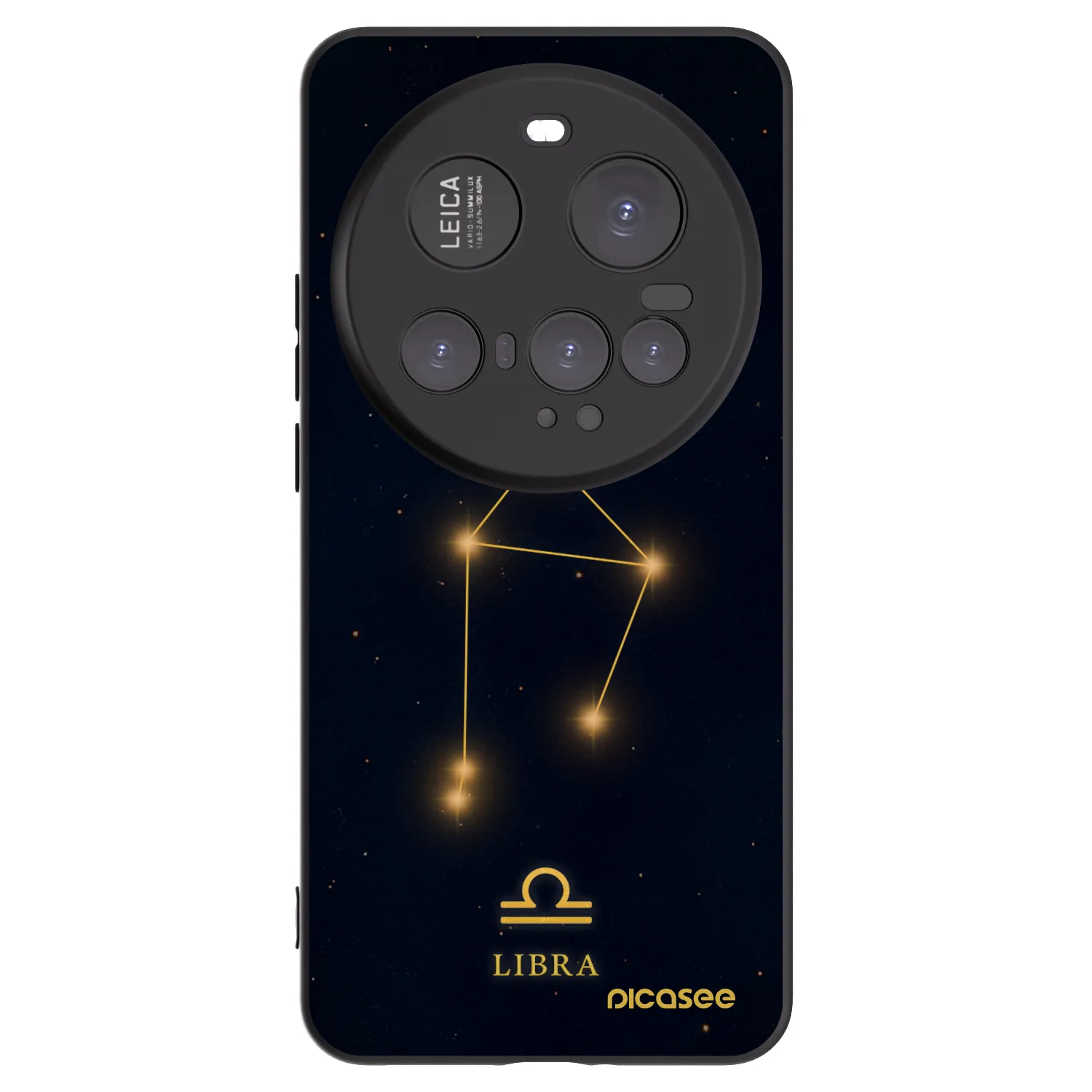 Picasee Xiaomi 15 Ultra Hülle - Schwarzes Silikon - LIBRA