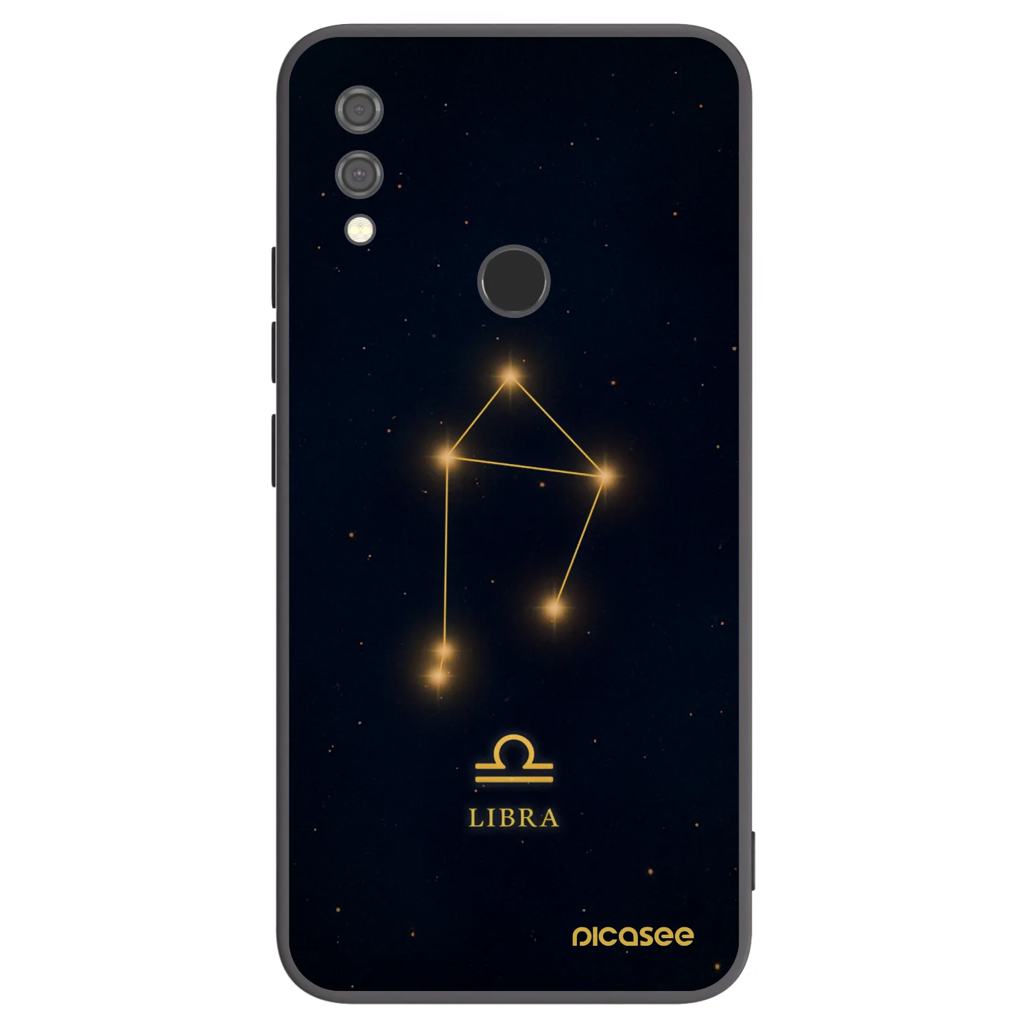 Picasee Xiaomi Redmi Note 7 Hülle - Schwarzes Silikon - LIBRA