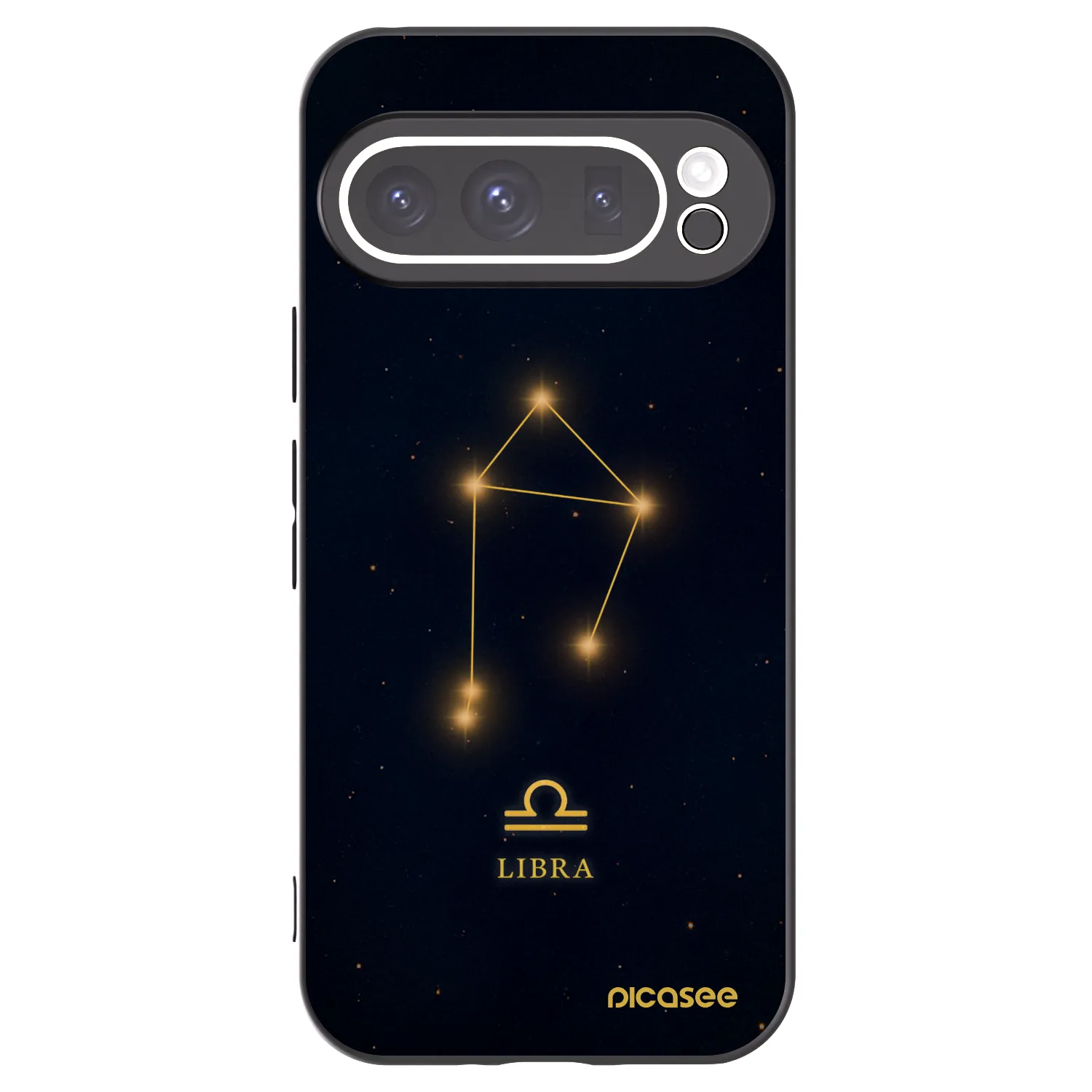 Picasee Google Pixel 9 Pro Hülle - Schwarzes Silikon - LIBRA