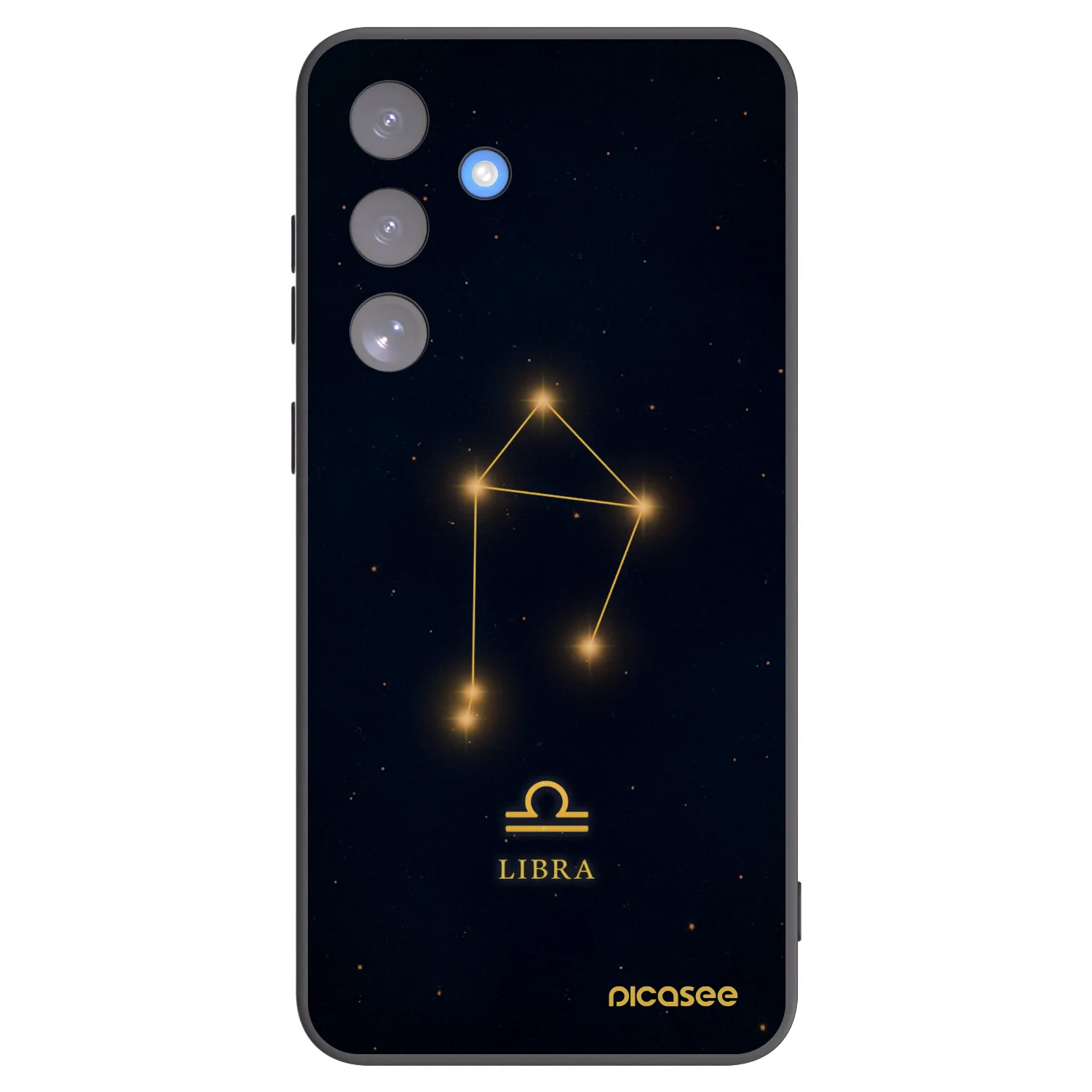 Picasee Samsung Galaxy S25 FE 5G Hülle - Schwarzes Silikon - LIBRA