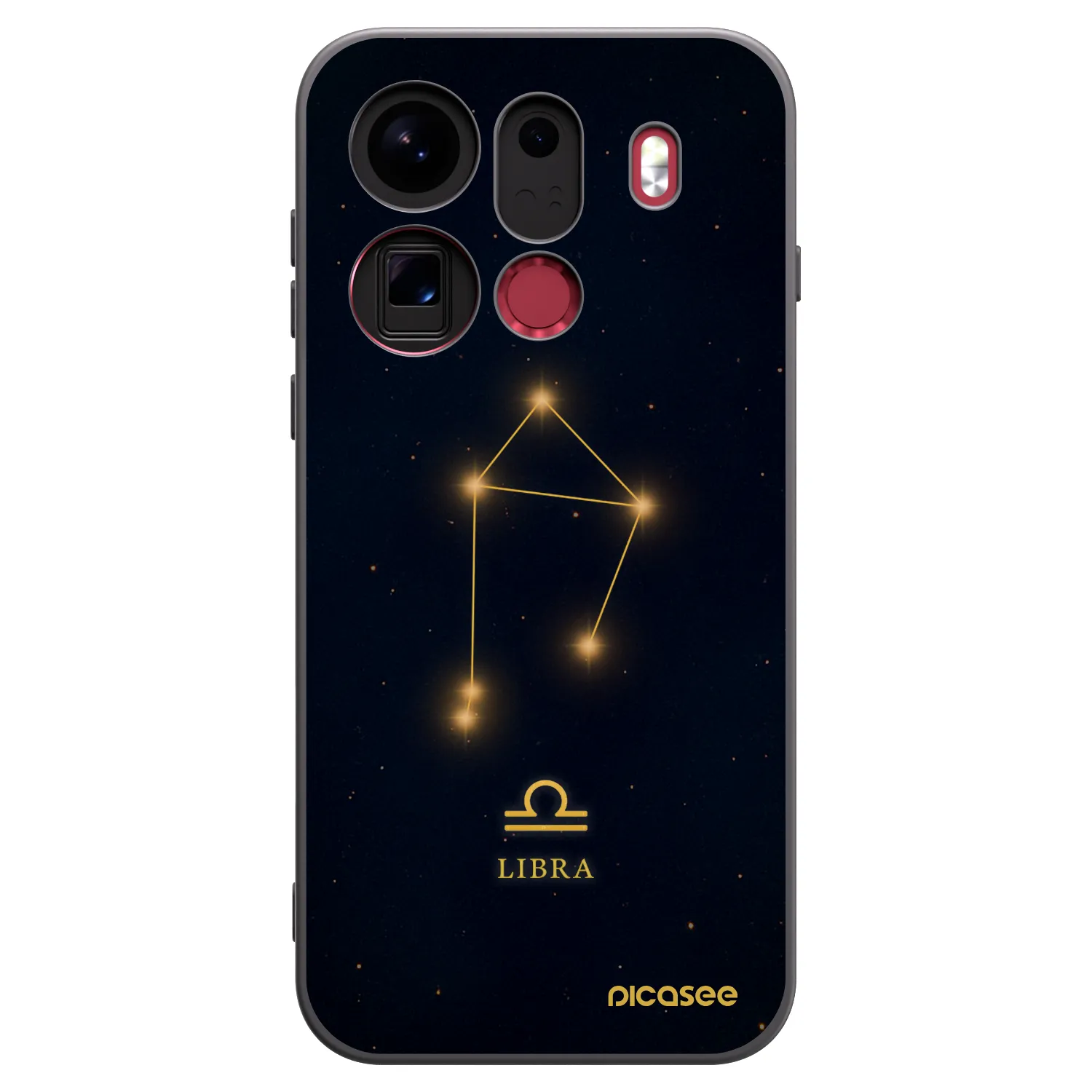 Picasee OPPO Find X9 Pro Hülle - Schwarzes Silikon - LIBRA