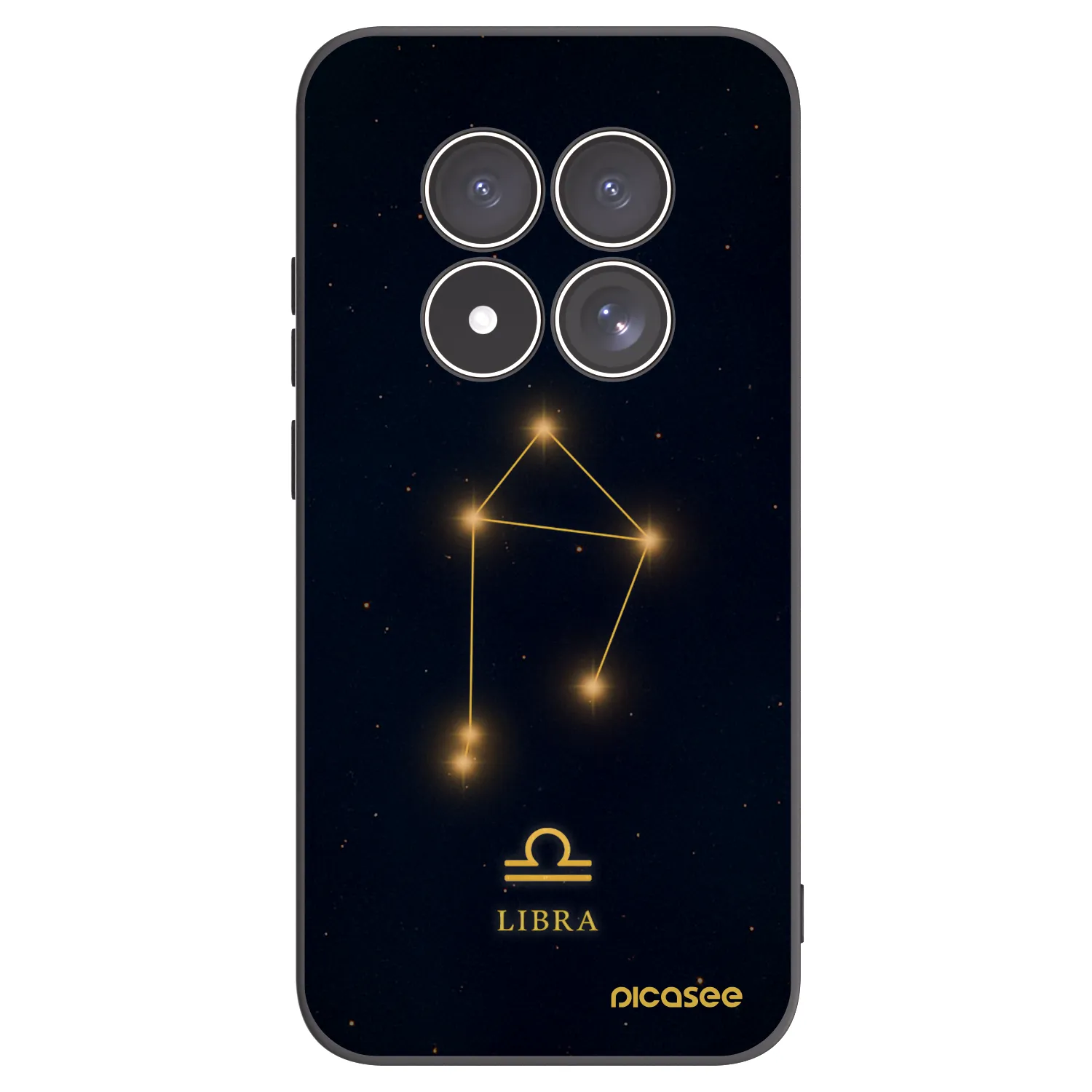 Picasee Xiaomi Redmi Note 15 Pro 5G Hülle - Schwarzes Silikon - LIBRA