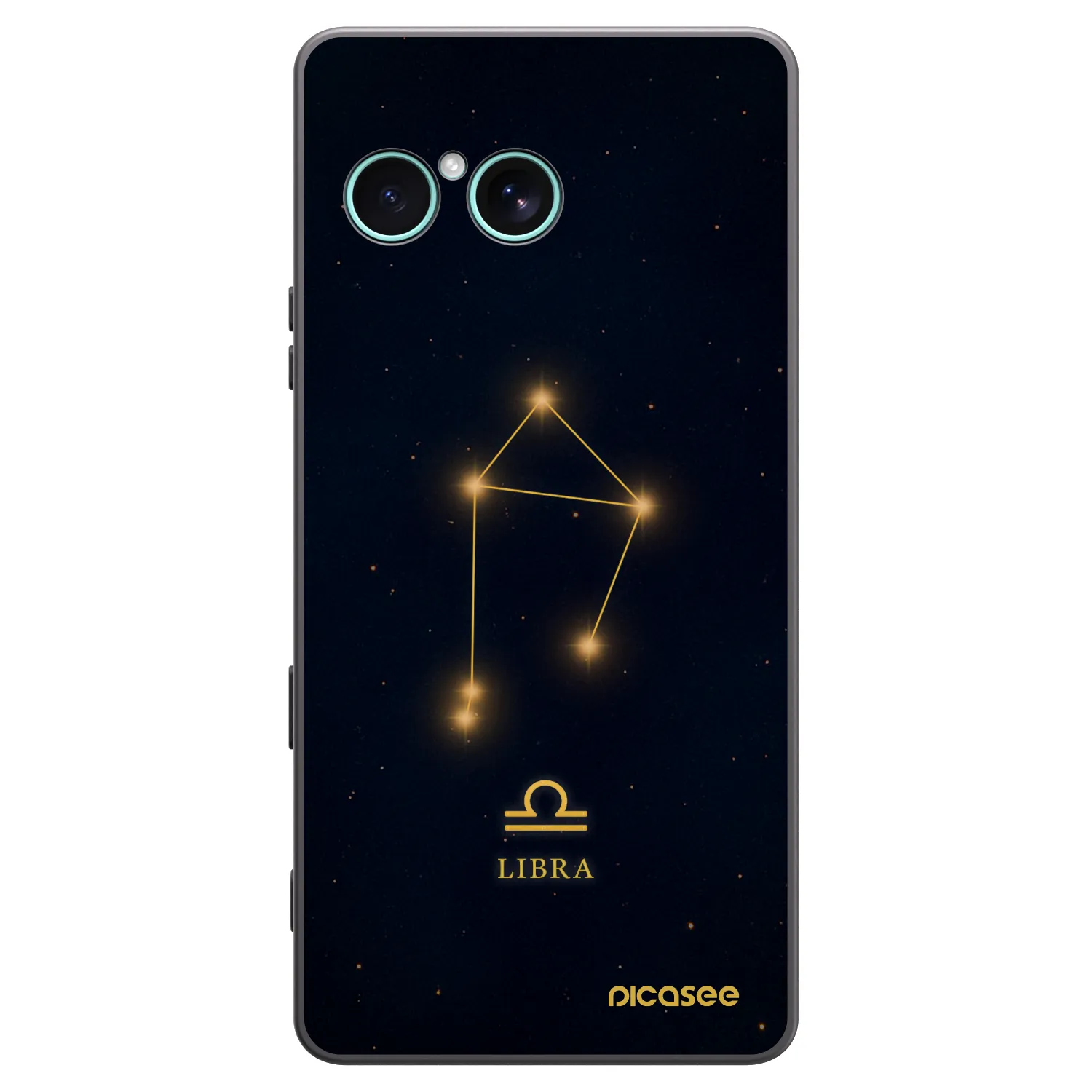 Picasee Sony Xperia 10 VII Hülle - Schwarzes Silikon - LIBRA