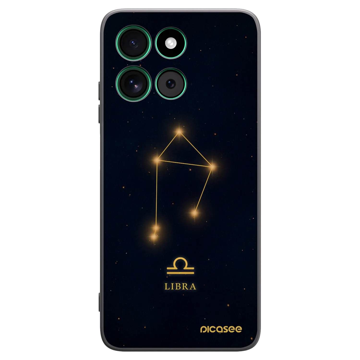 Picasee Motorola Moto G57 Power Hülle - Schwarzes Silikon - LIBRA