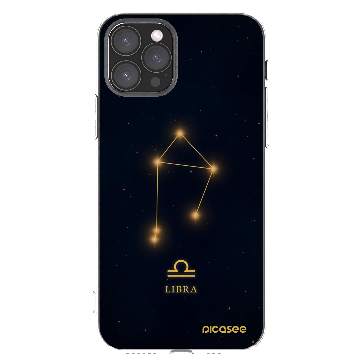 Picasee Apple iPhone 11 Pro Hülle - Transparentes Silikon - LIBRA
