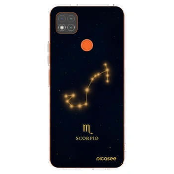 Picasee Xiaomi Redmi 9C Hülle - Transparentes Silikon - SCORPIO