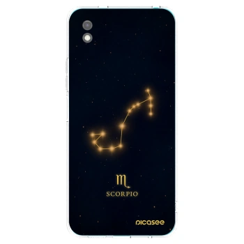 Picasee Xiaomi Redmi 9A Hülle - Schwarzes Silikon - SCORPIO