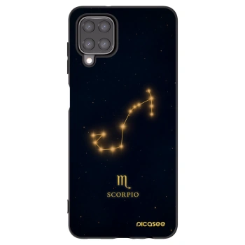 Picasee Samsung Galaxy A12 A125F Hülle - Schwarzes Silikon - SCORPIO