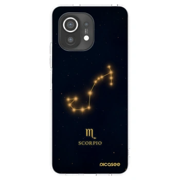 Picasee Xiaomi Mi 11 Hülle - Transparentes Silikon - SCORPIO