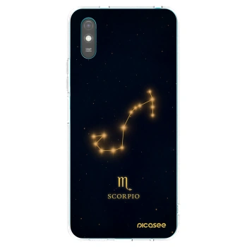 Picasee Xiaomi Redmi 9AT Hülle - Transparentes Silikon - SCORPIO