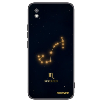 Picasee Xiaomi Redmi 9AT Hülle - Schwarzes Silikon - SCORPIO