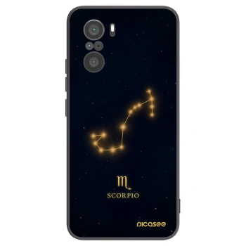Picasee Xiaomi Poco F3 Hülle - Schwarzes Silikon - SCORPIO