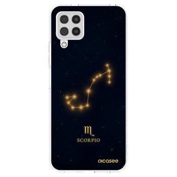Picasee Samsung Galaxy A22 A225F 4G Hülle - Transparentes Silikon - SCORPIO