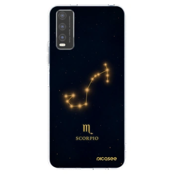 Picasee Vivo Y20s Hülle - Transparentes Silikon - SCORPIO