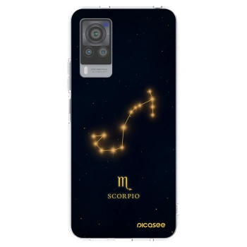 Picasee Vivo X60 Pro 5G Hülle - Transparentes Silikon - SCORPIO