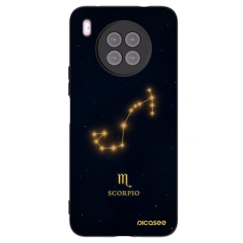 Picasee Huawei Nova 8i Hülle - Schwarzes Silikon - SCORPIO