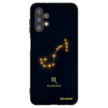 Picasee Samsung Galaxy A13 4G A135 Hülle - Schwarzes Silikon - SCORPIO