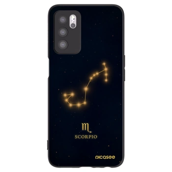 Picasee OPPO A16 Hülle - Schwarzes Silikon - SCORPIO