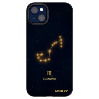 Picasee Apple iPhone 14 Plus Hülle - Schwarzes Silikon - SCORPIO
