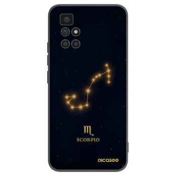 Picasee Xiaomi Redmi 10 (2022) Hülle - Schwarzes Silikon - SCORPIO