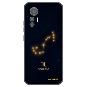 Picasee Xiaomi 12 Lite Hülle - Schwarzes Silikon - SCORPIO