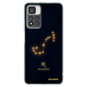 Picasee Xiaomi Redmi Note 11 Pro+ 5G Hülle - Transparentes Silikon - SCORPIO