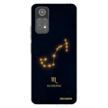 Picasee Xiaomi Redmi Note 11S 5G Hülle - Transparentes Silikon - SCORPIO