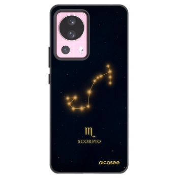 Picasee Xiaomi 13 Lite Hülle - Schwarzes Silikon - SCORPIO
