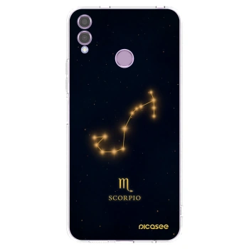 Picasee Honor 8X Hülle - Transparentes Silikon - SCORPIO