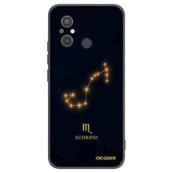 Picasee Xiaomi Redmi 12C Hülle - Schwarzes Silikon - SCORPIO