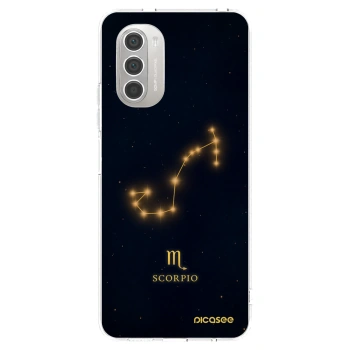 Picasee Motorola Moto G51 Hülle - Transparentes Silikon - SCORPIO