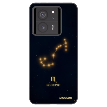Picasee Xiaomi 13T Hülle - Schwarzes Silikon - SCORPIO