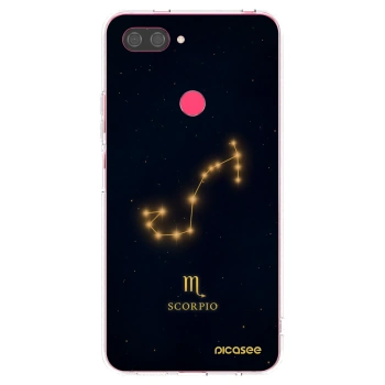 Picasee Xiaomi Mi 8 Lite Hülle - Transparentes Silikon - SCORPIO